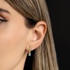 Серьги с бриллиантом