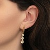 Серьги-подвески с бриллиантами