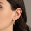 Серьги-подвески с бриллиантами