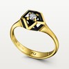 Кольцо с бриллиантом