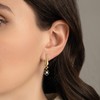 Серьги-подвески с бриллиантами