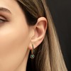 Серьги-подвески с бриллиантом