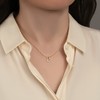 Колье с подвеской сердце