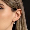 Серьги с бриллиантом
