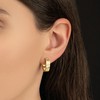 Серьги конго с бриллиантами