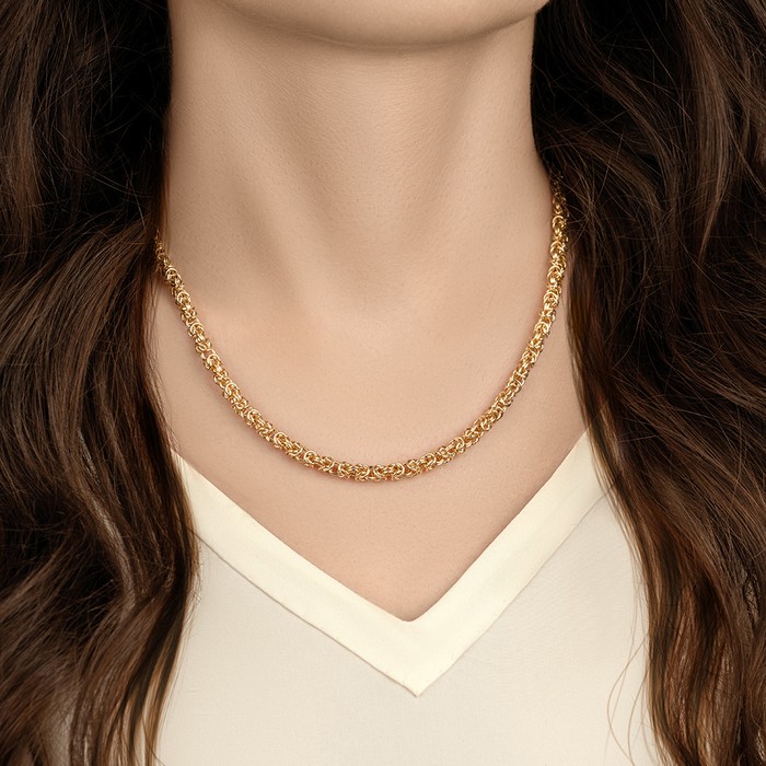 Цепь — без вставок, из золота 585 пробы — Арт. 00000470