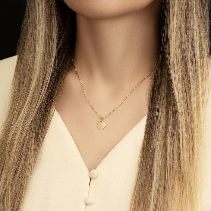 Салпыншақ — без вставок, из золота Золото 585 пробы — Зат нөмірі 00004136