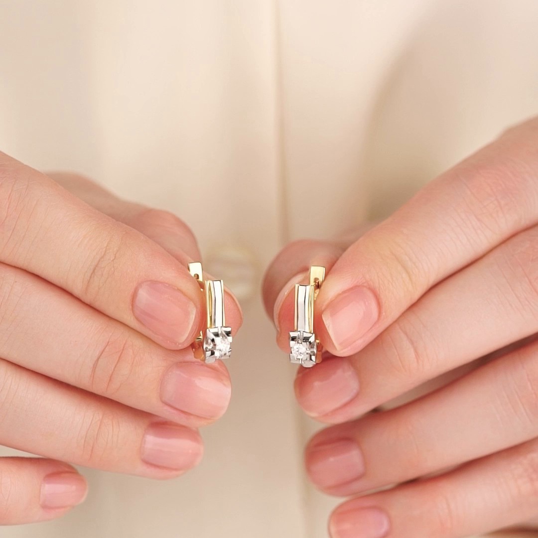 Серьги с бриллиантами