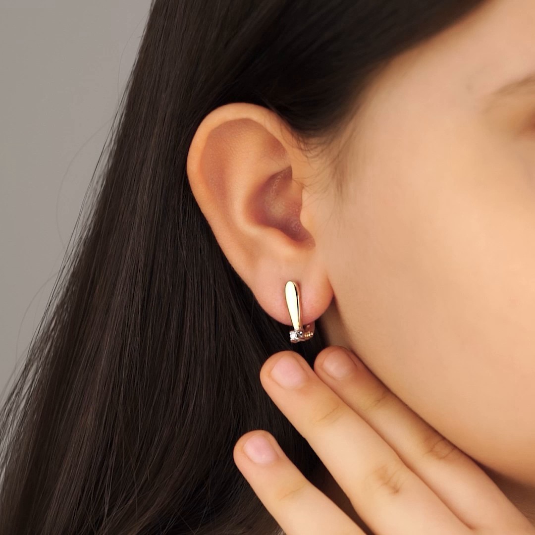 Серьги с бриллиантами