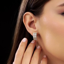 Серьги с бриллиантами