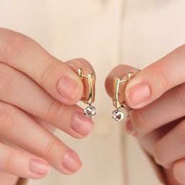 Серьги с бриллиантами