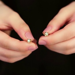 Серьги с бриллиантами