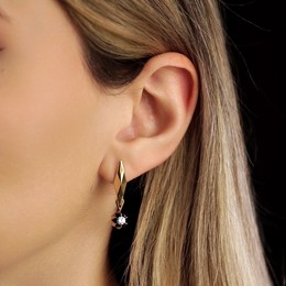 Серьги с бриллиантами
