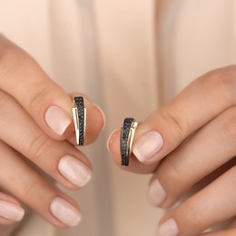 Серьги с бриллиантами