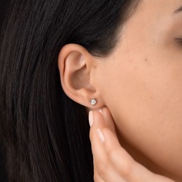 Серьги с бриллиантами